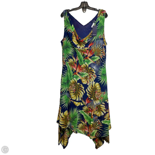 Dress Casual Maxi By Clothes Mentor In Floral Print, Size: Xxl