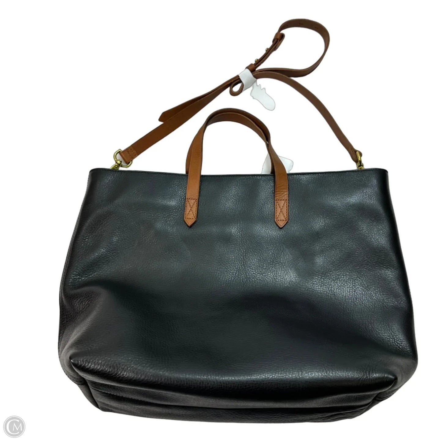 Leather Tote By Madewell, Size: Large