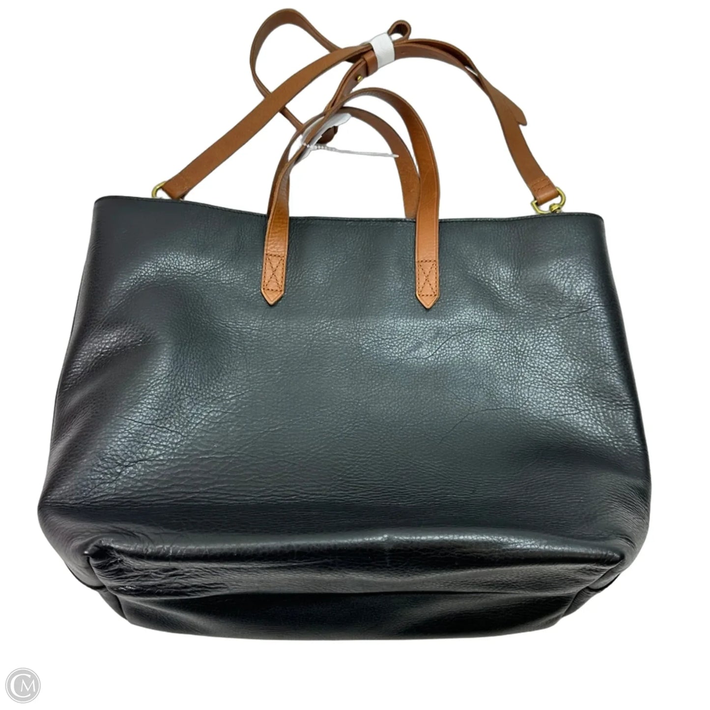 Leather Tote By Madewell, Size: Large