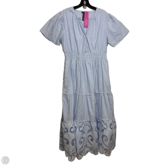 Dress Casual Maxi By Chelsea And Theodore In Blue, Size: L