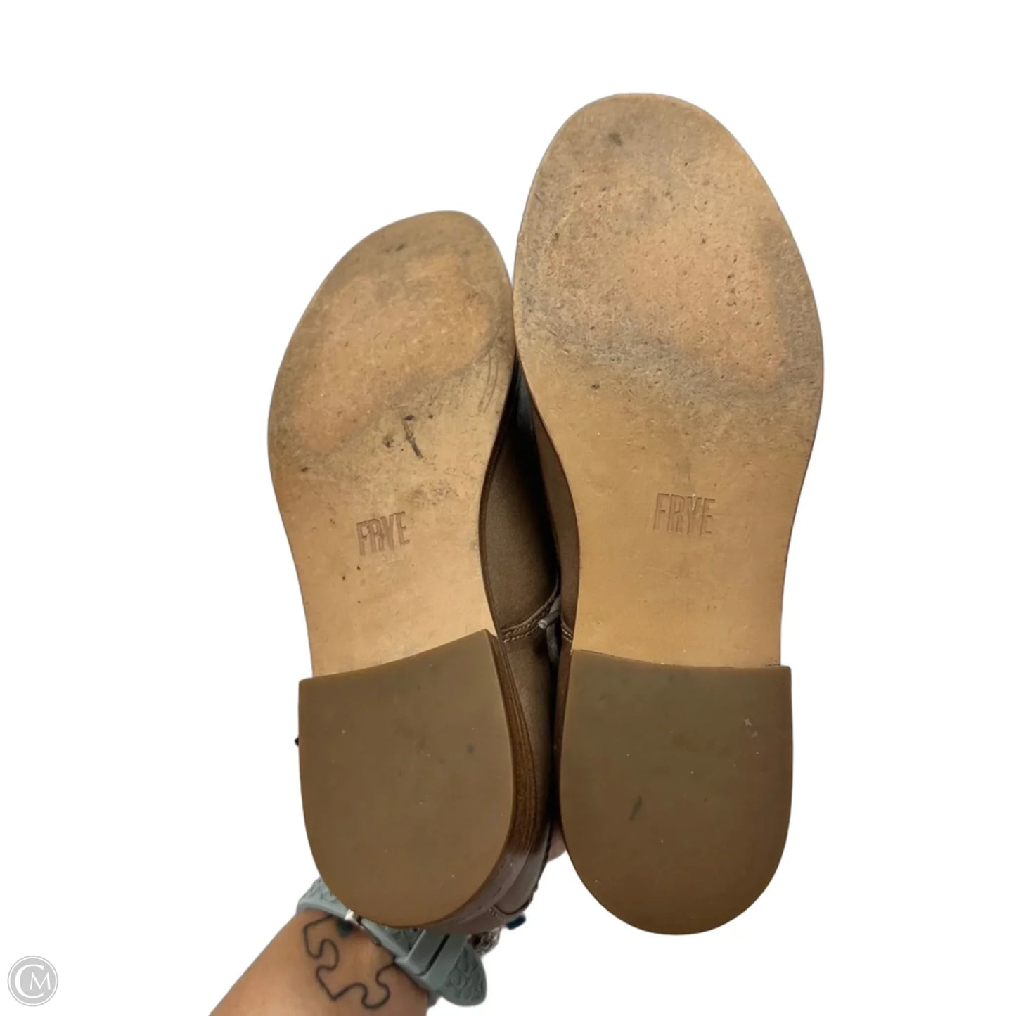 Shoes Designer By Frye In Brown, Size: 7.5
