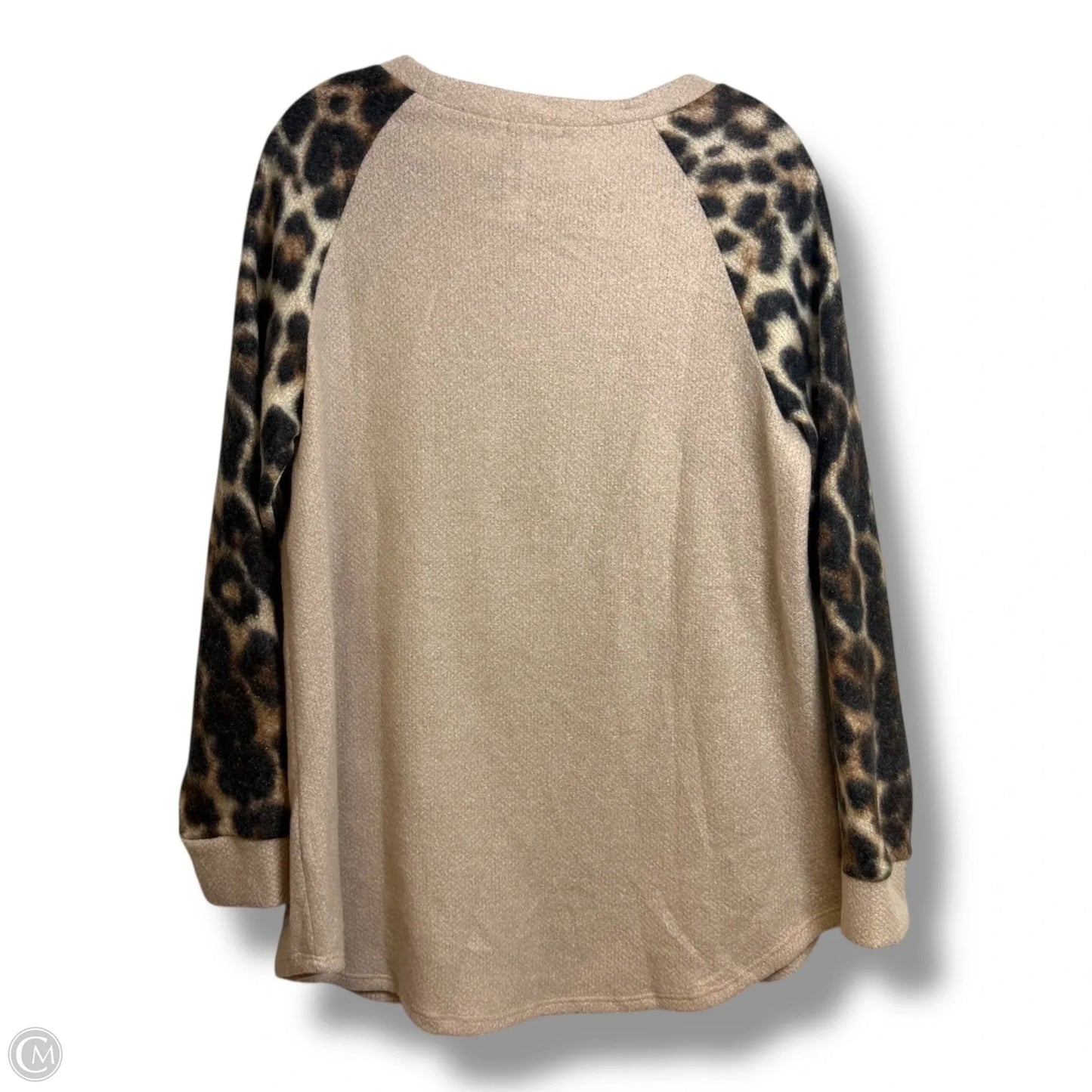 Sweatshirt Crewneck By White Birch In Brown, Size: L