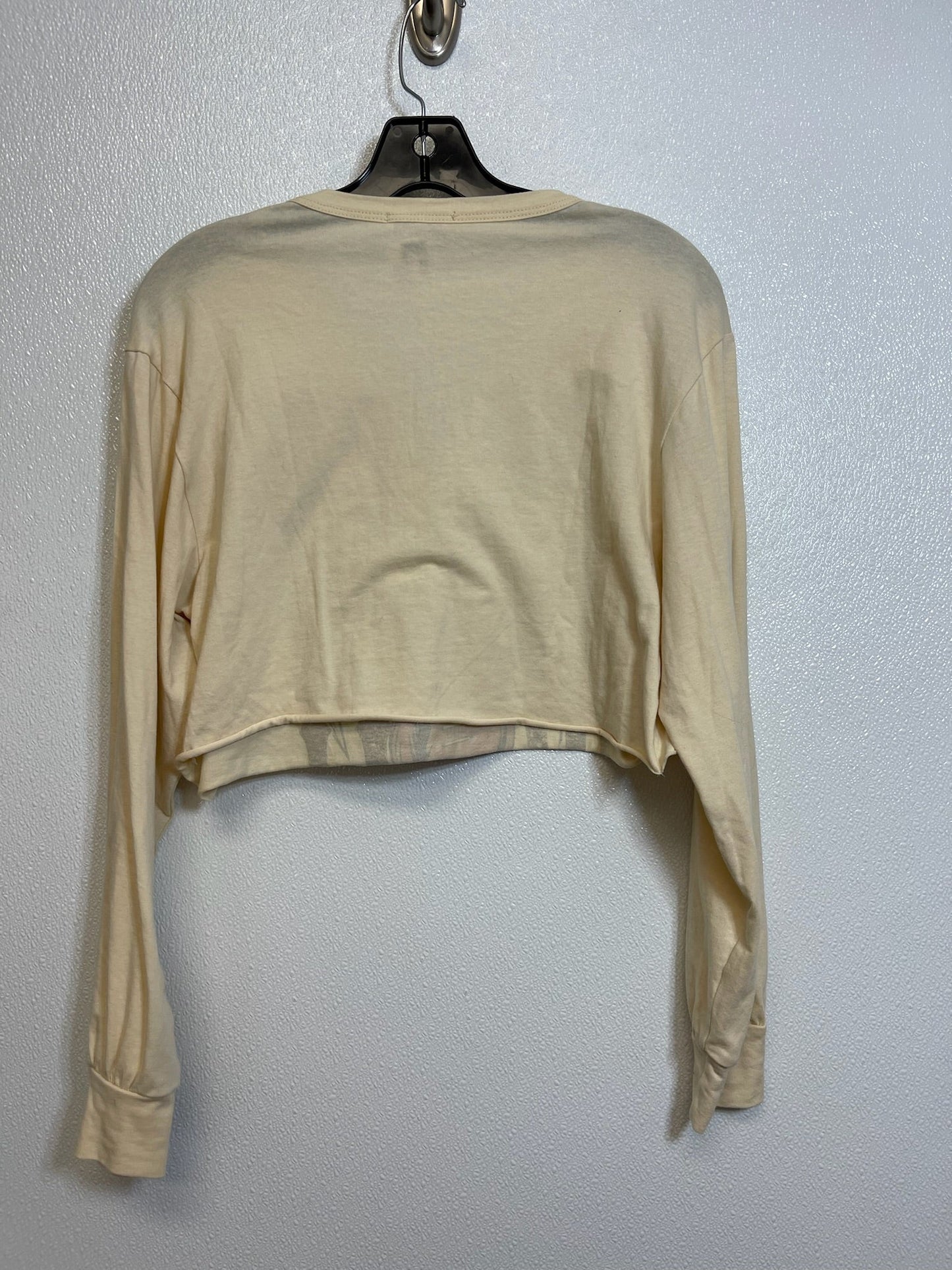 Tan Top Long Sleeve Fashion Nova, Size S