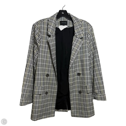 Blazer By Love Tree In Plaid Pattern, Size: L