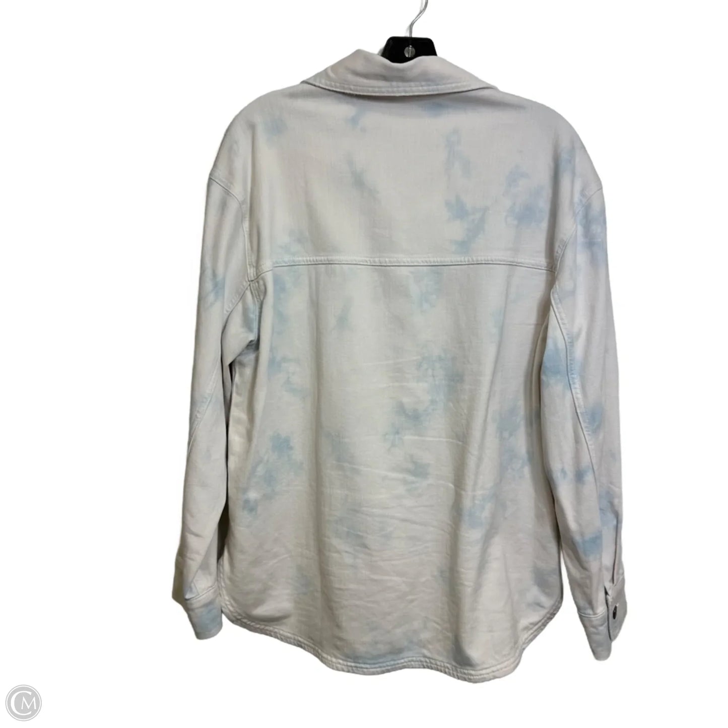 Jacket Shirt By Aerie In White, Size: L