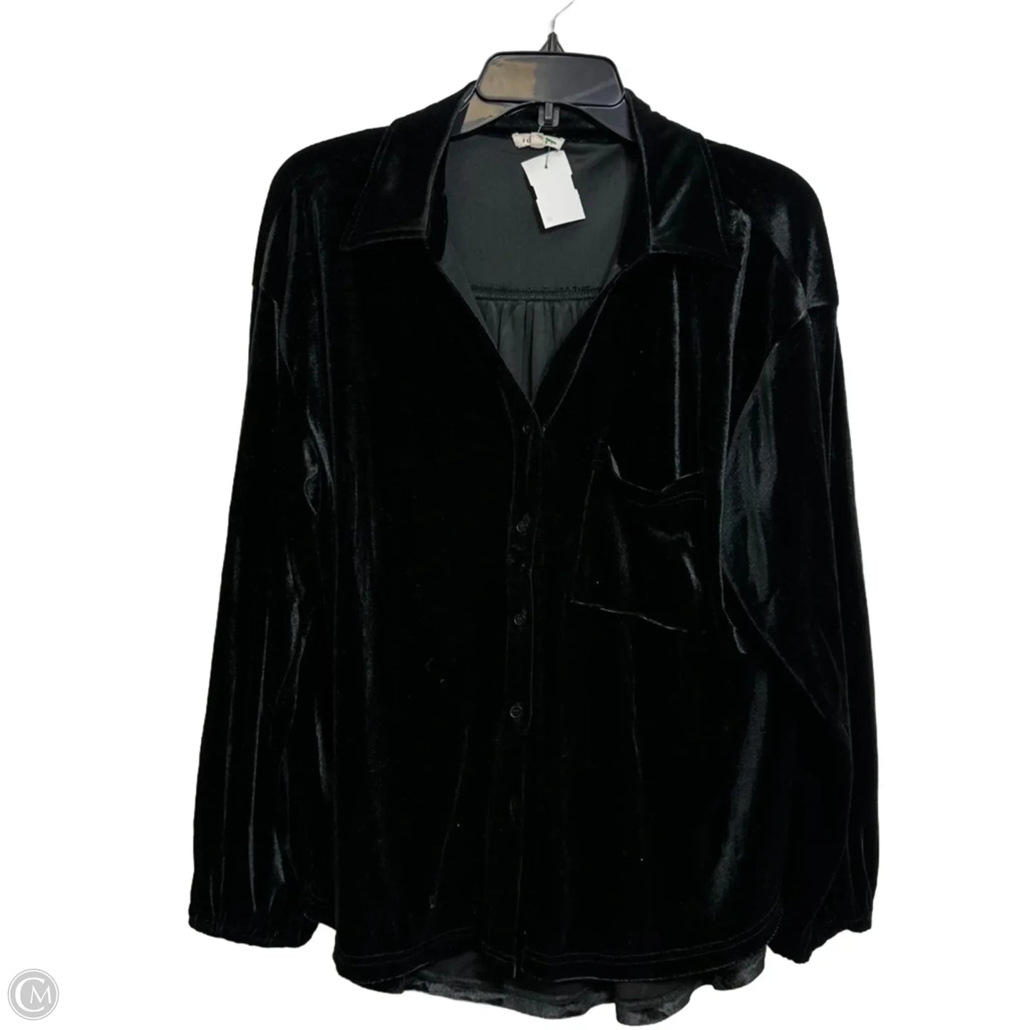 Top Long Sleeve By Jodifl In Black, Size: 1x