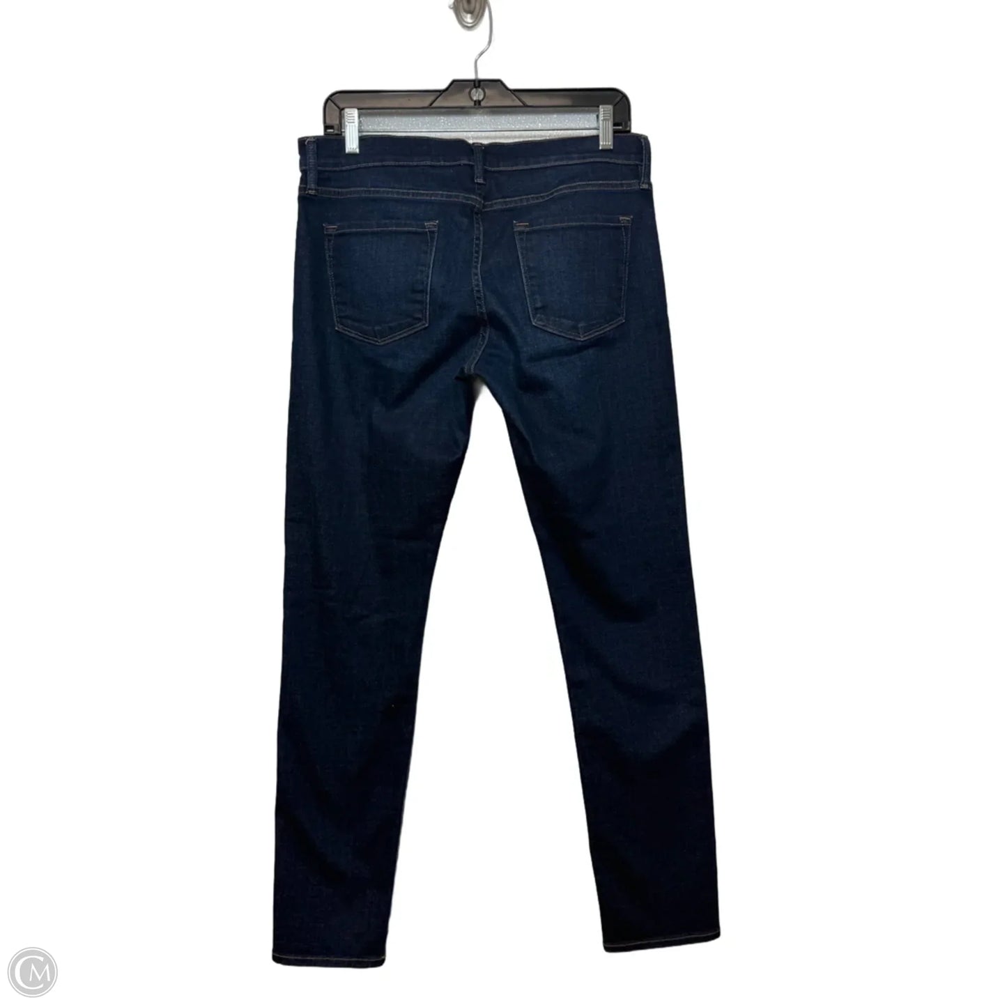 Jeans Straight By Frame In Blue Denim, Size: 6