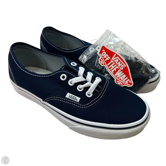 Shoes Sneakers By Vans In Navy, Size: 7