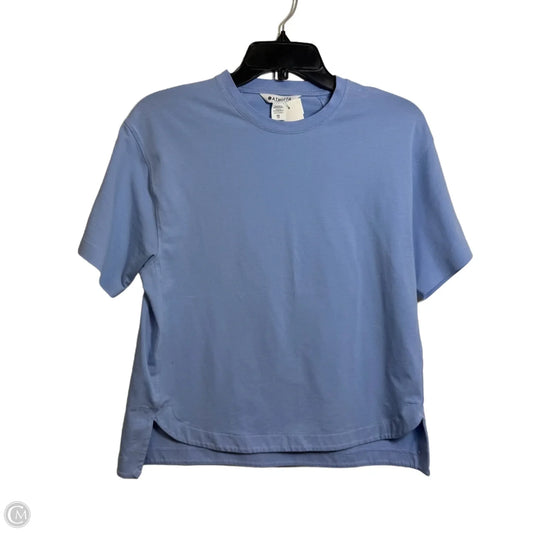 Athletic Top Short Sleeve By Athleta In Blue, Size: Xs
