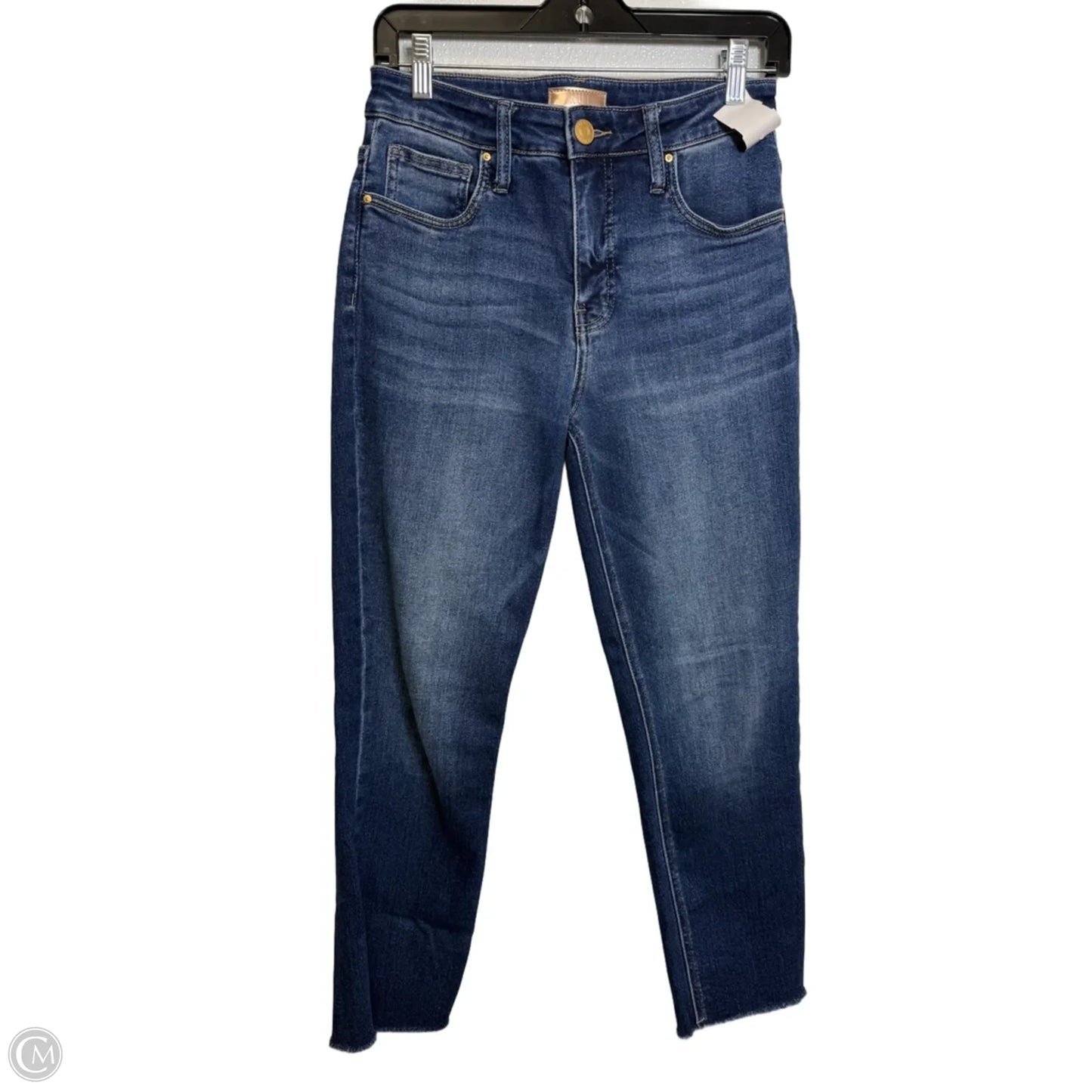 Jeans Cropped By Kut In Blue Denim, Size: 2