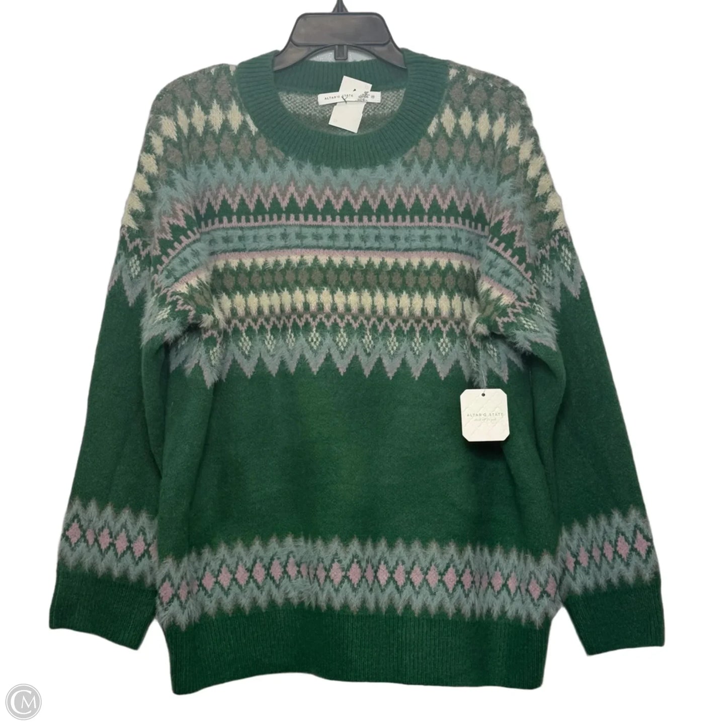 Sweater By Altard State In Green, Size: M