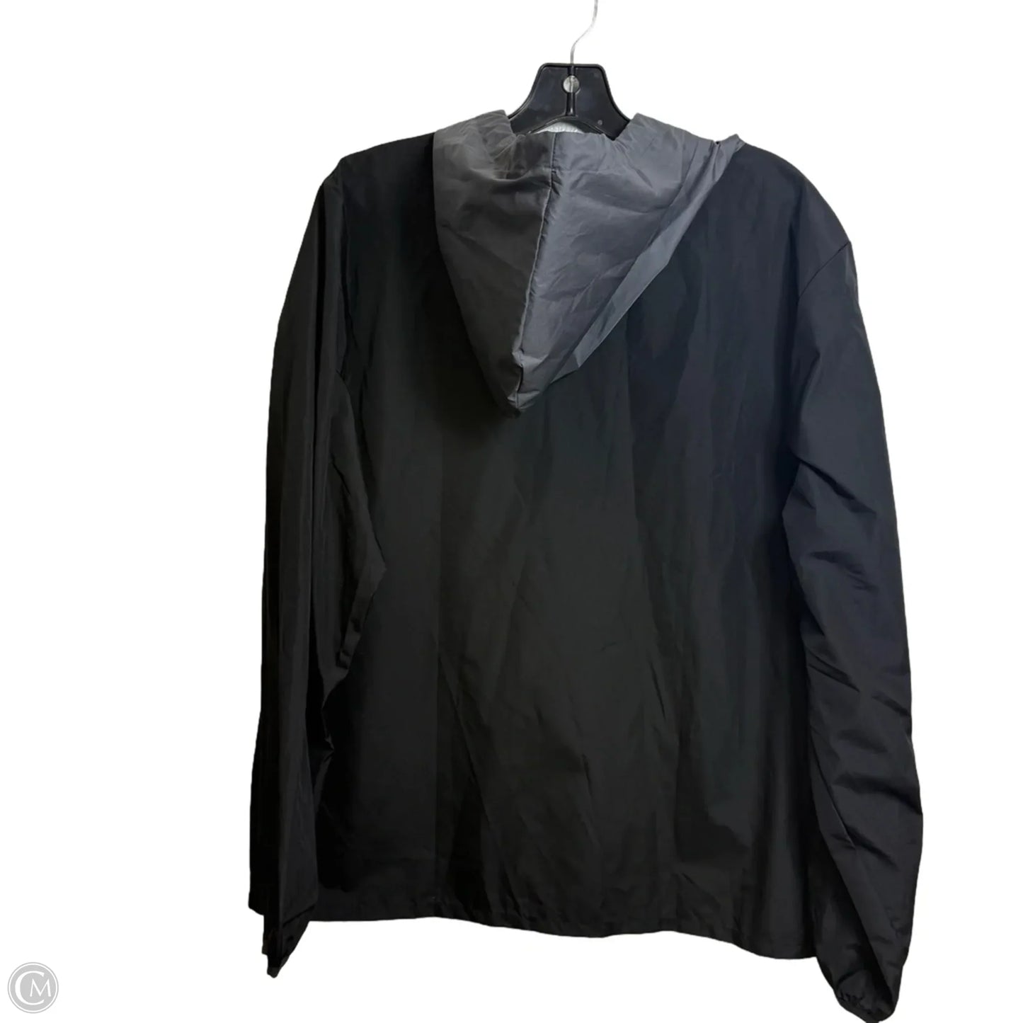 Athletic Jacket By Pink In Black & Grey, Size: M