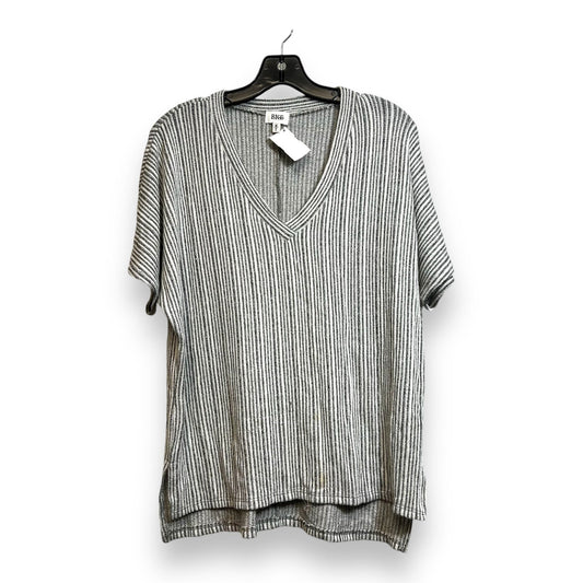 Top Short Sleeve By Bke In Striped Pattern, Size: M