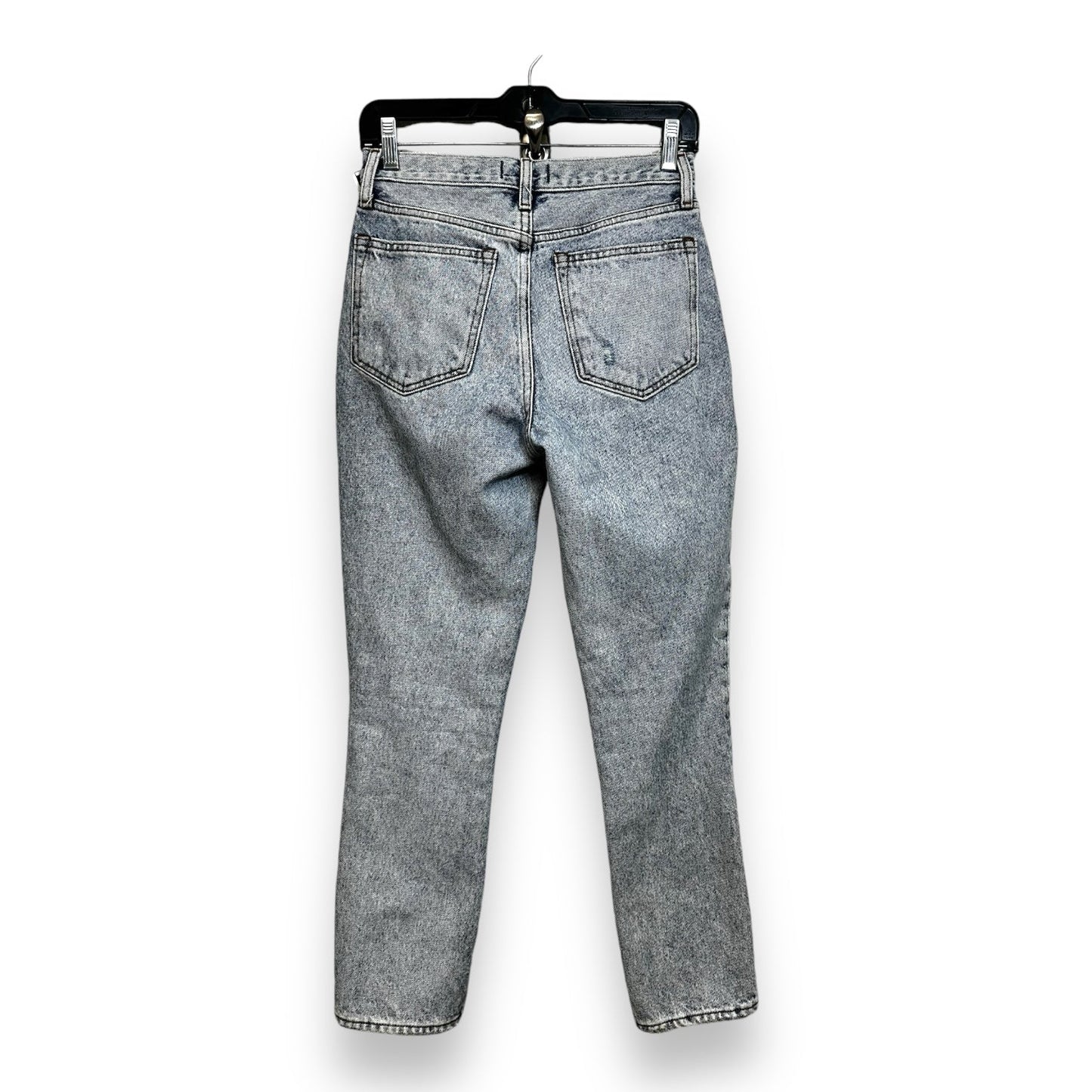 Jeans Straight By Abercrombie And Fitch In Blue Denim, Size: 0