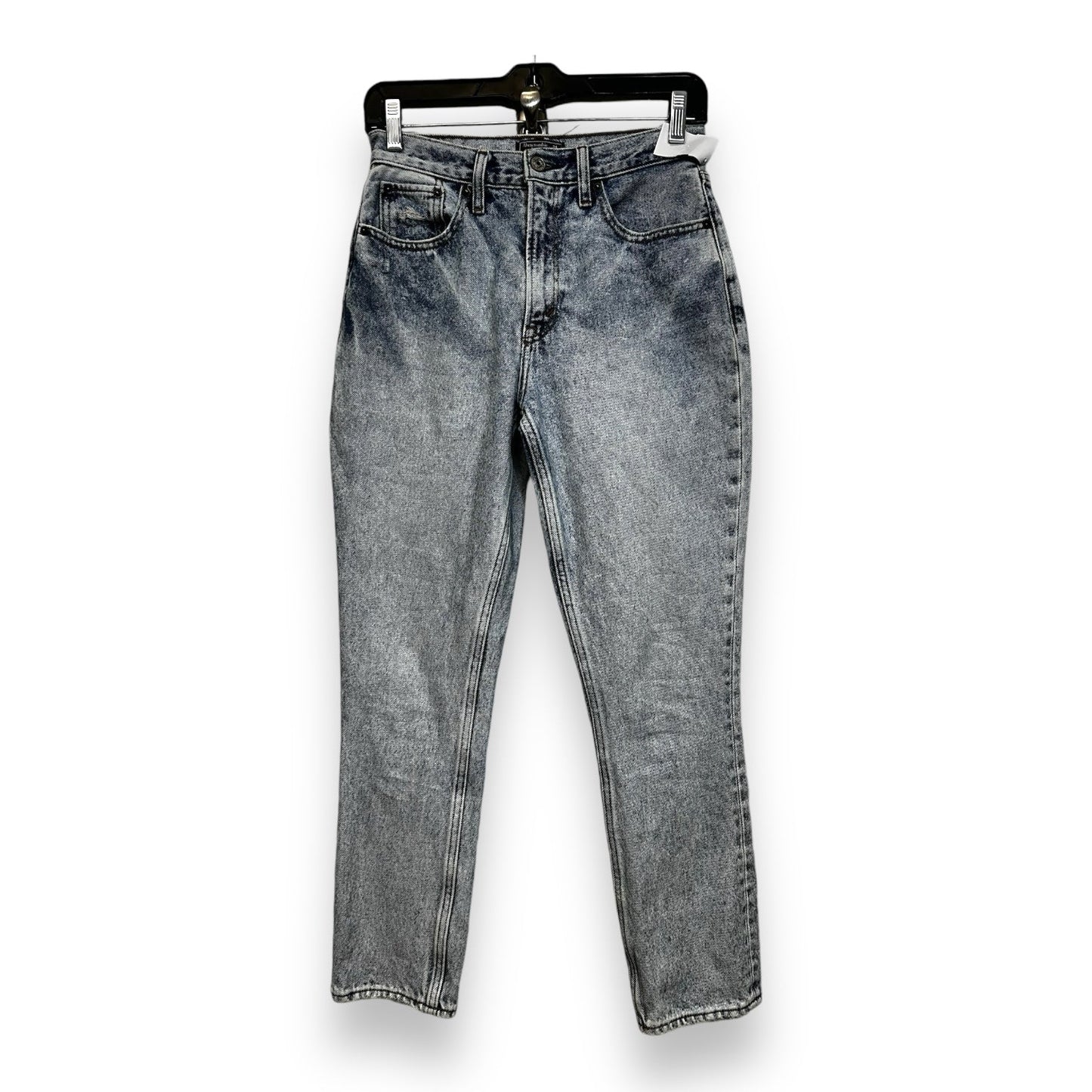 Jeans Straight By Abercrombie And Fitch In Blue Denim, Size: 0