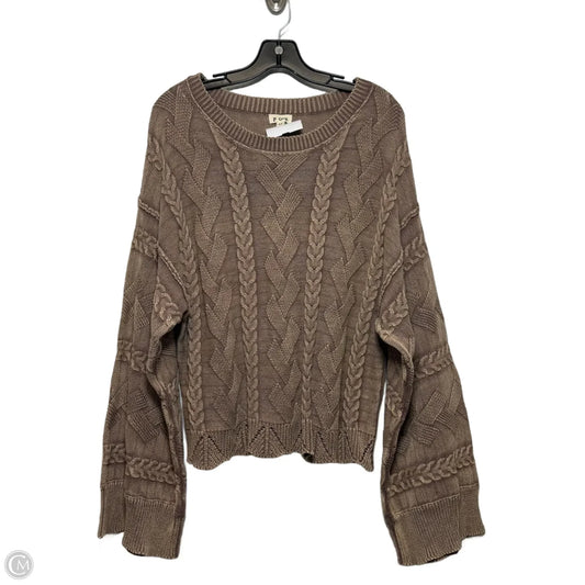Sweater By Pol In Brown, Size: M