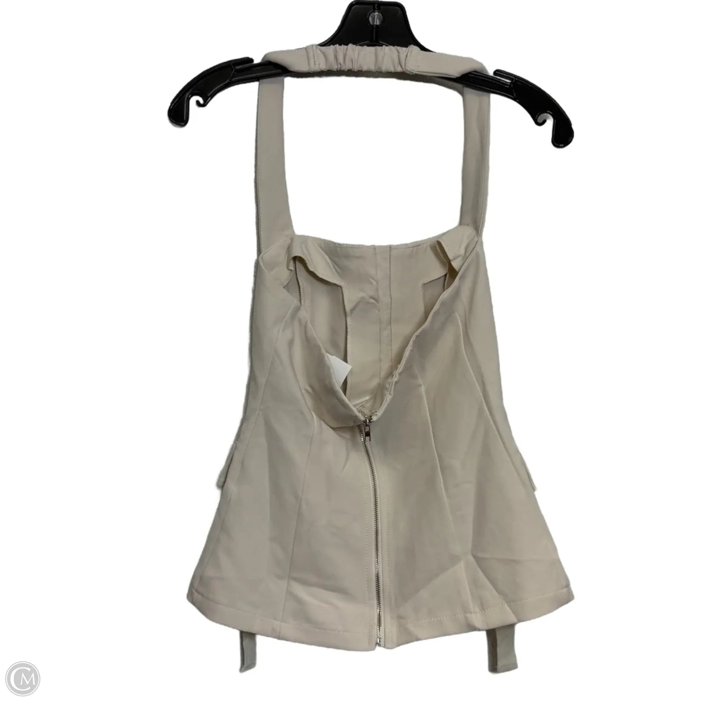 Top Sleeveless By Hello Molly In Cream, Size: Xs