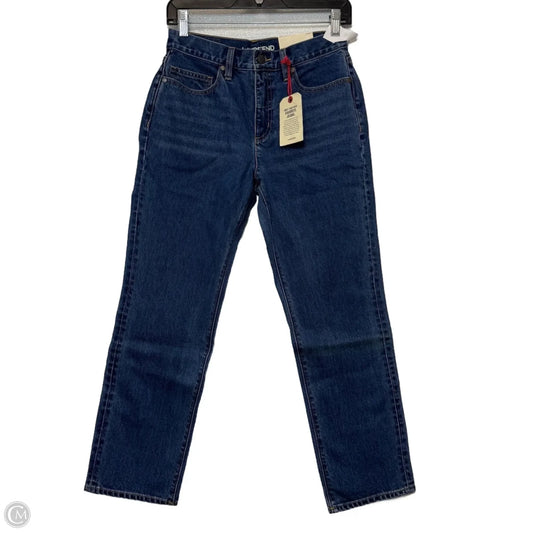 Jeans Straight By Lands End In Blue Denim, Size: 2P