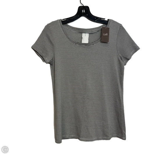 Top Short Sleeve By J. Jill In Striped Pattern, Size: Xs