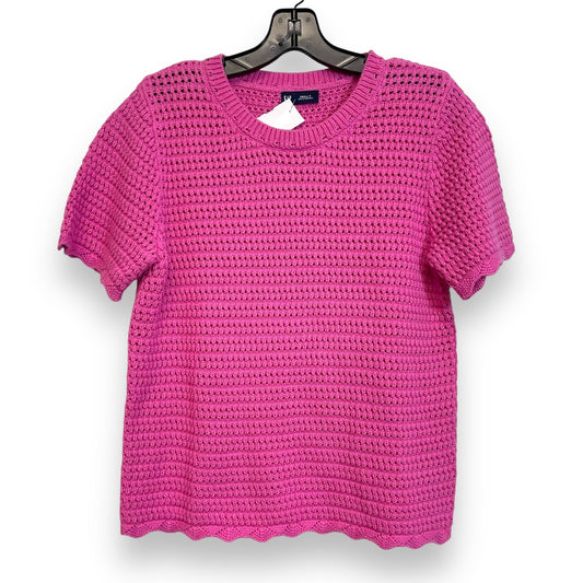 Sweater Short Sleeve By Gap In Pink, Size: S