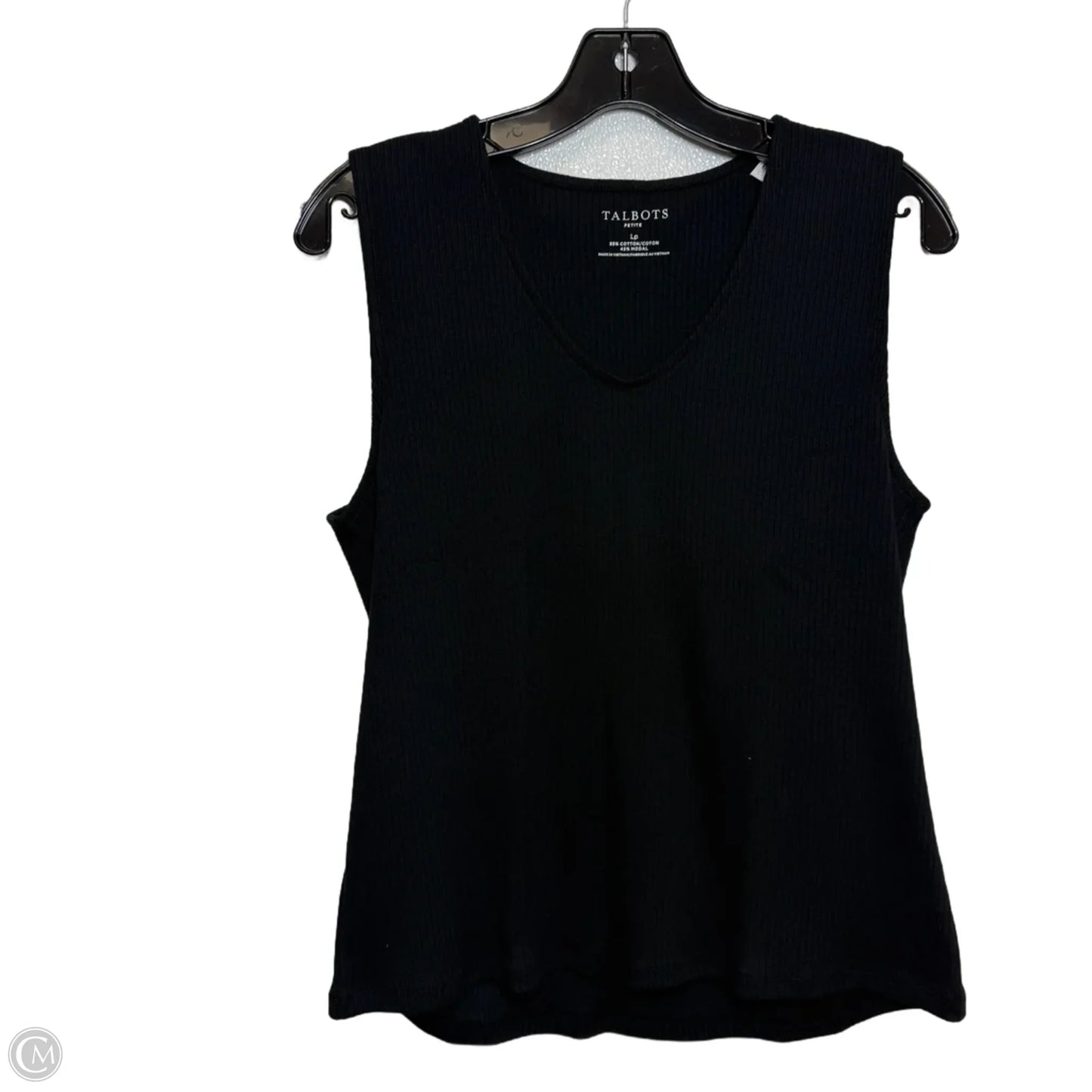 Top 2pc Long Sleeve By Talbots In Black, Size: Lp