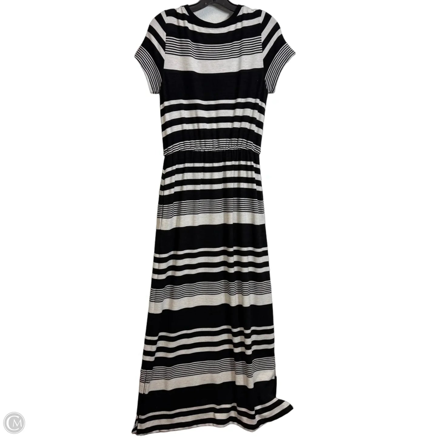 Dress Casual Maxi By Loft In Black & White, Size: Xs
