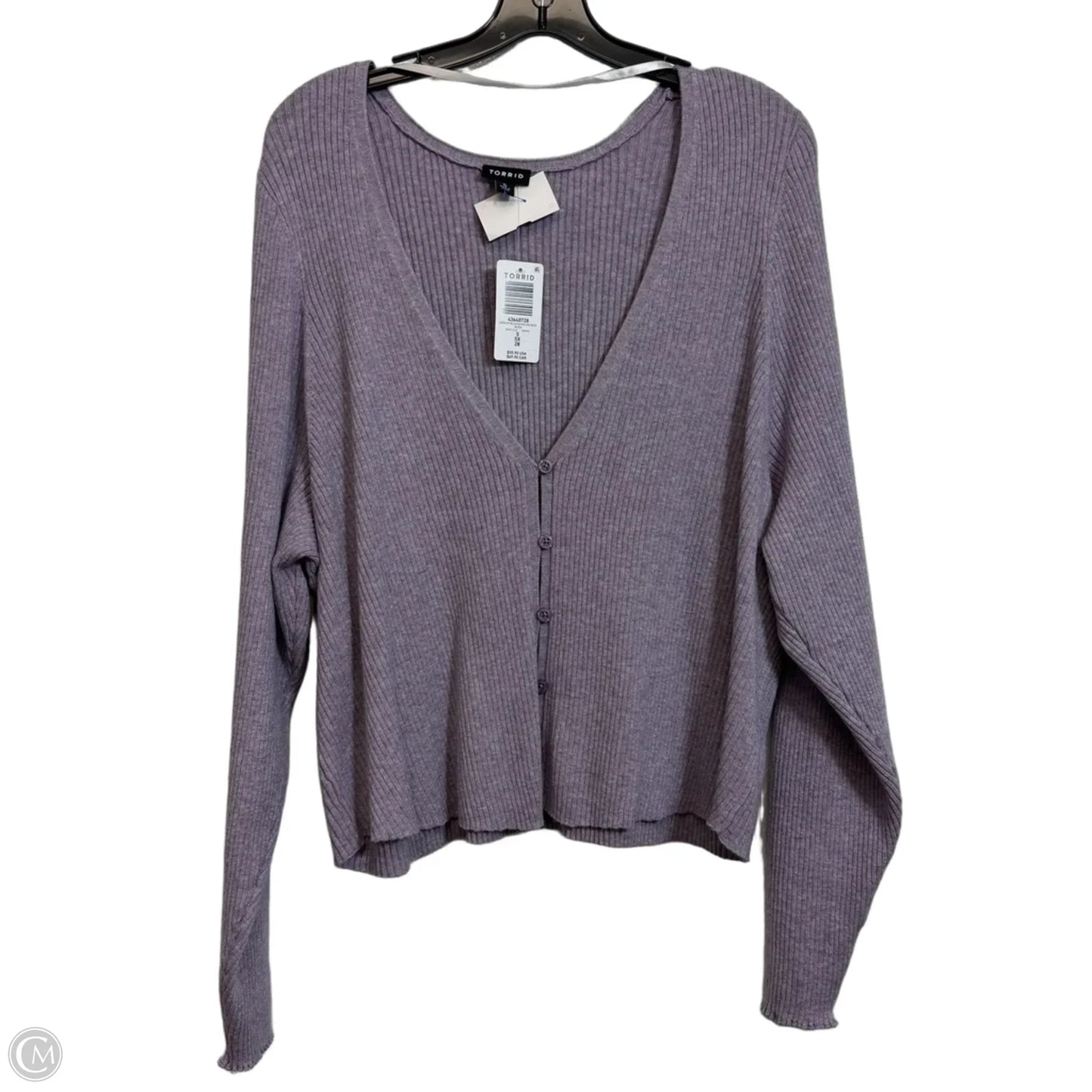 Cardigan By Torrid In Purple, Size: 5