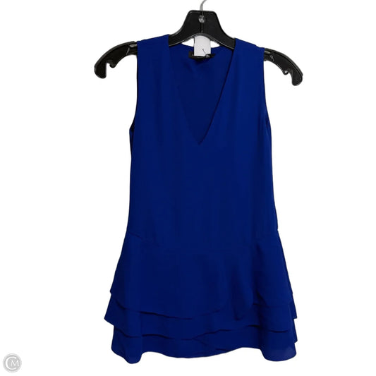 Top Sleeveless By Banana Republic In Blue, Size: Xxs