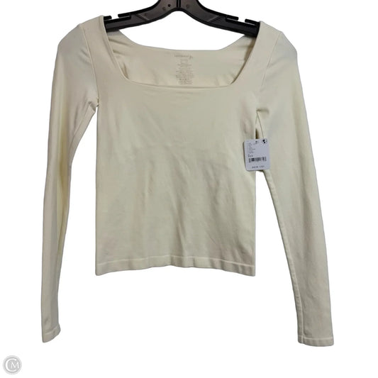 Top Long Sleeve By Free People In Cream, Size: Xs