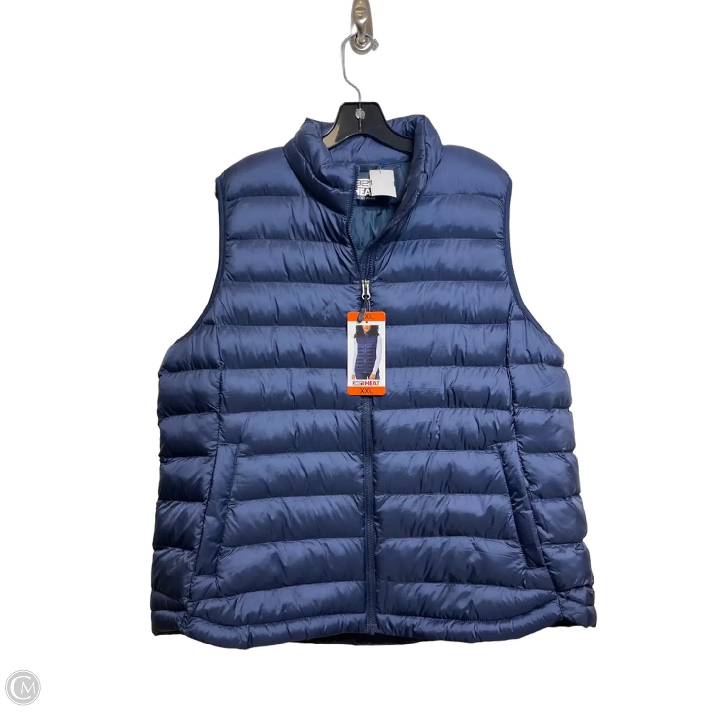 Vest Puffer & Quilted By 32 Degrees In Navy, Size: Xxl