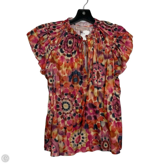 Top Short Sleeve By Philosophy In Multi-colored, Size: S