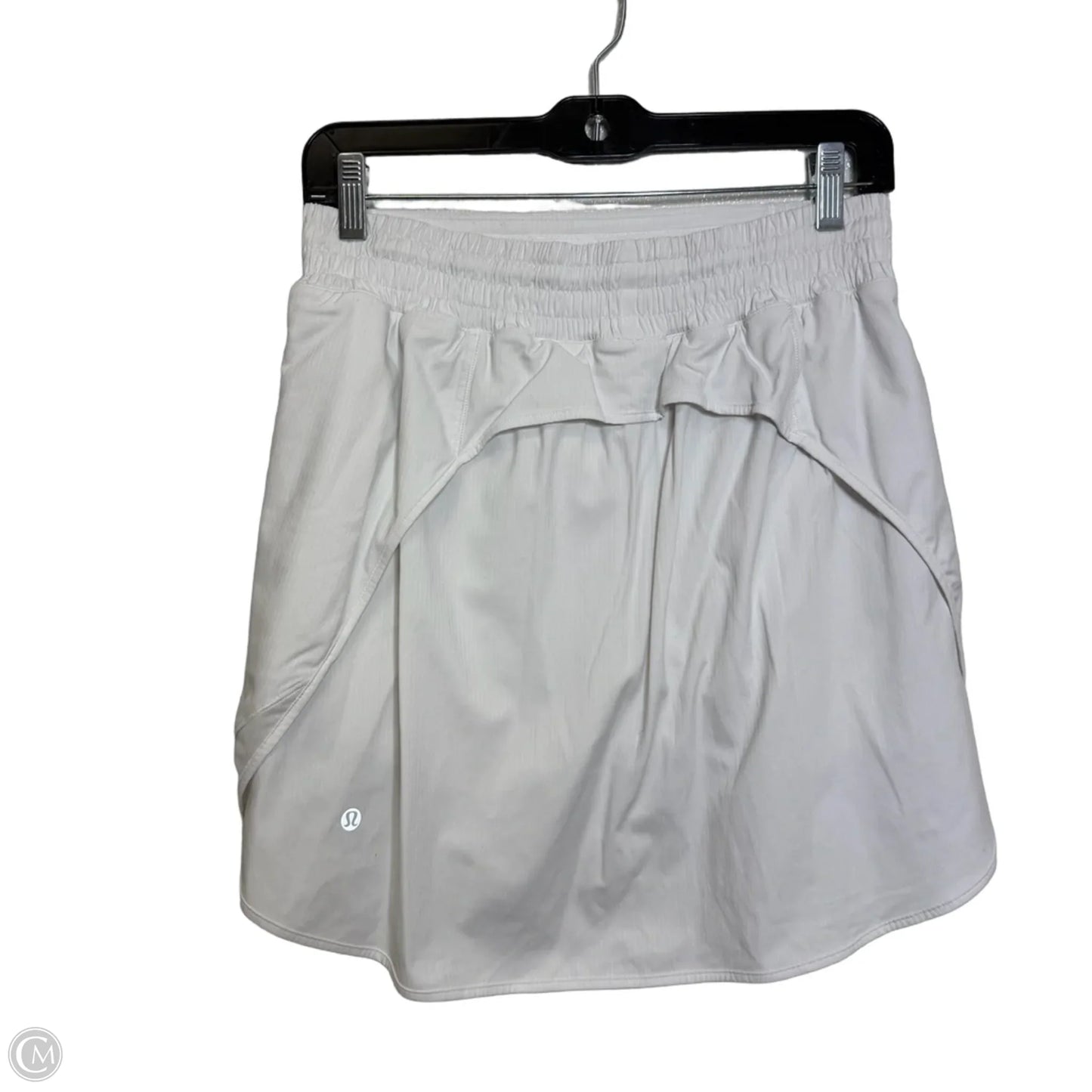 Athletic Skort By Lululemon In White, Size: L