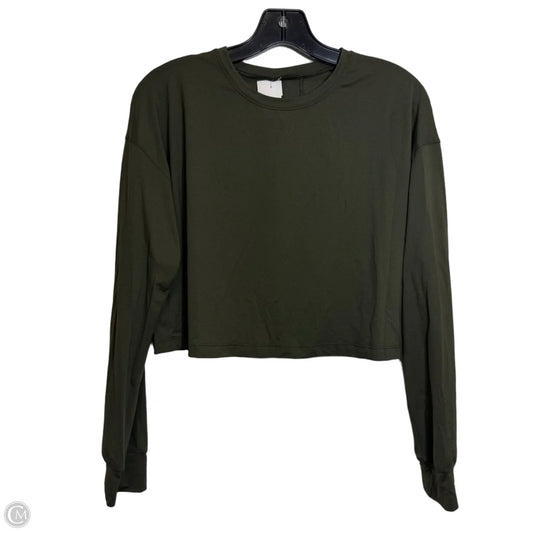 Athletic Top Long Sleeve Crewneck By Lululemon In Green, Size: S
