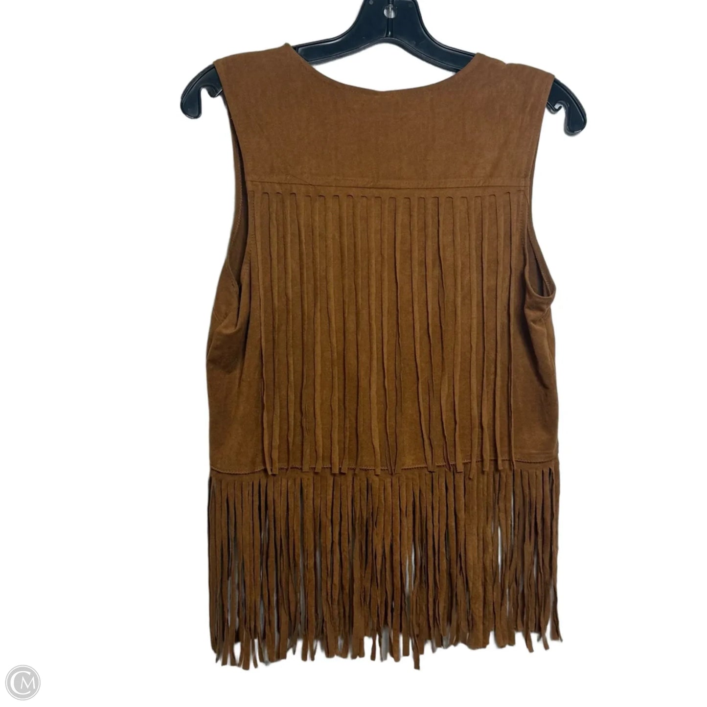Vest Other By Clothes Mentor In Brown, Size: S