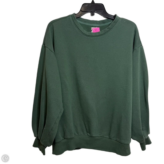 Sweatshirt Crewneck By Pilcro In Green, Size: S