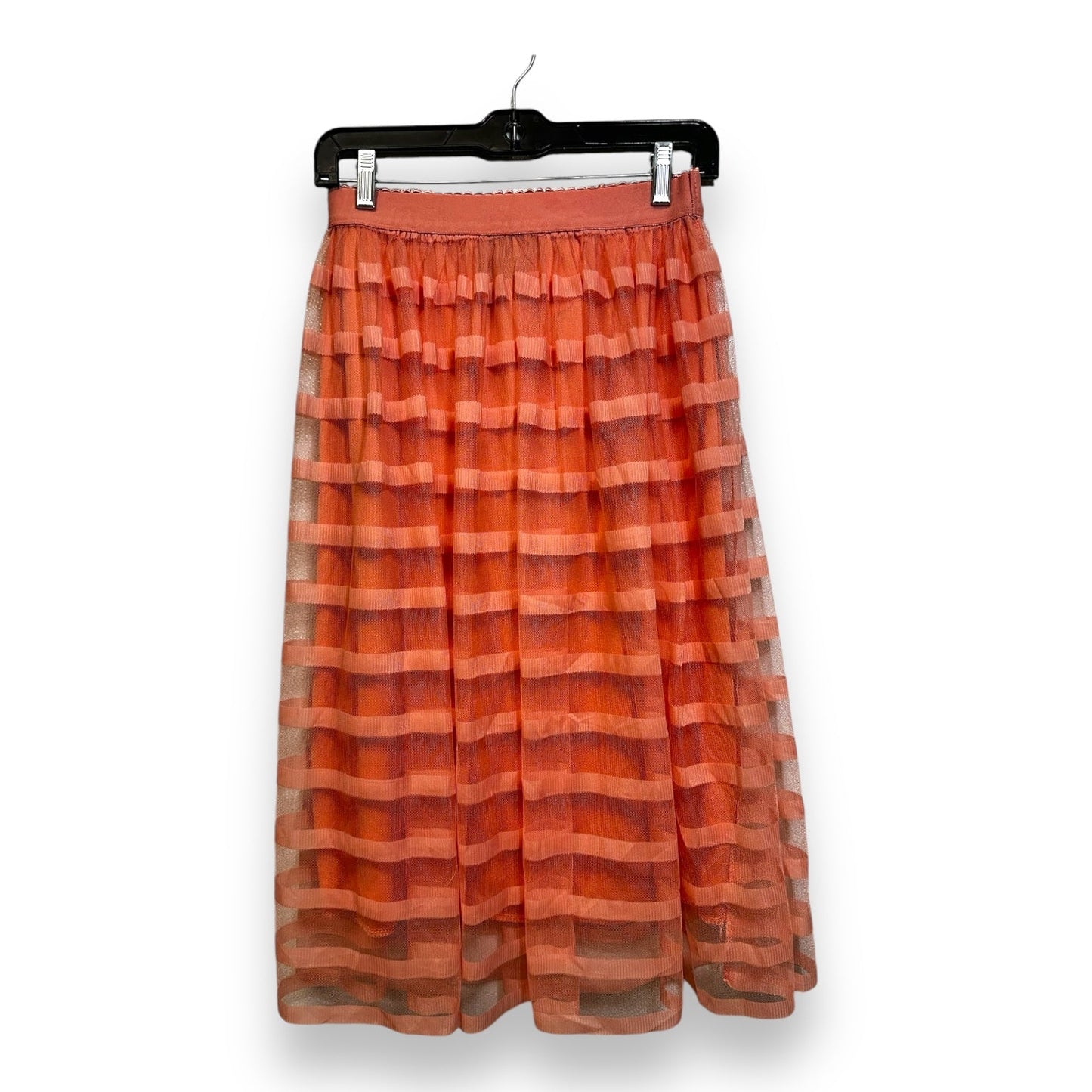 Skirt Midi By Clothes Mentor In Peach, Size: Sp