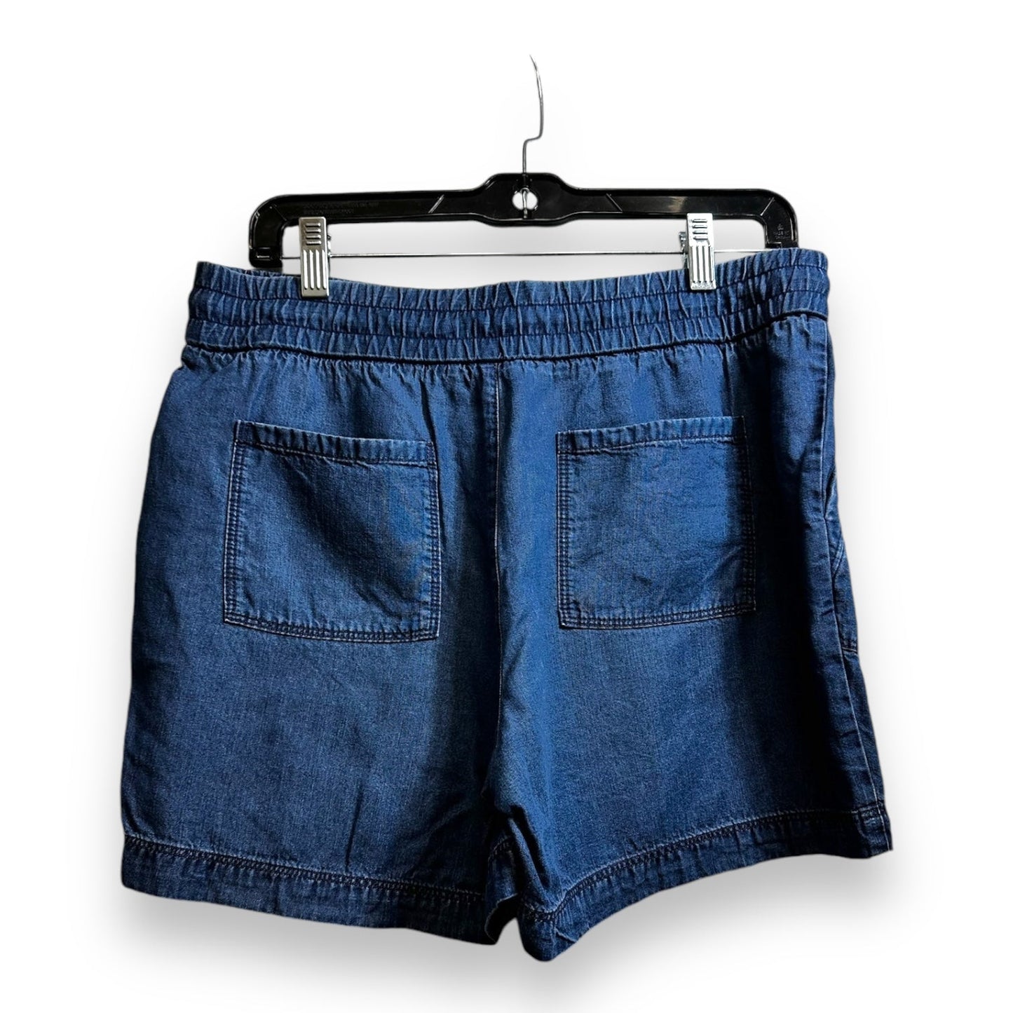 Shorts By Ellen Tracy In Blue Denim, Size: S