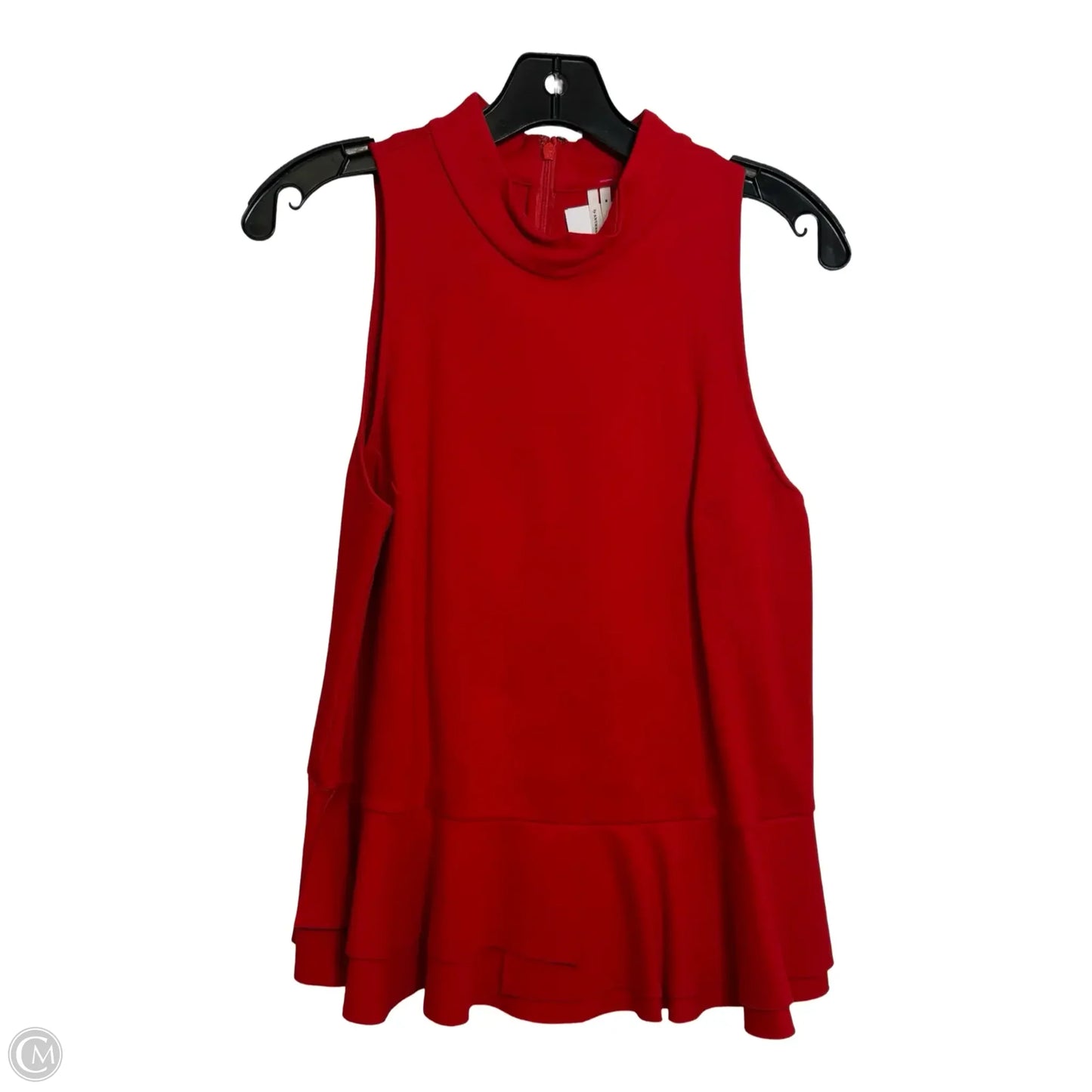 Top Sleeveless By Anthropologie In Red, Size: M
