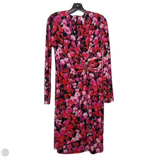 Dress Party Short By Dkny In Floral Print, Size: 8