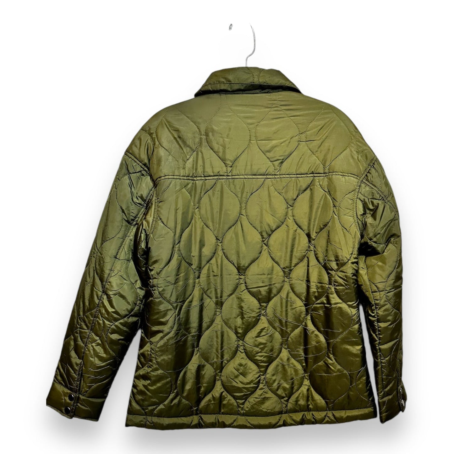 Jacket Puffer & Quilted By Clothes Mentor In Green, Size: M