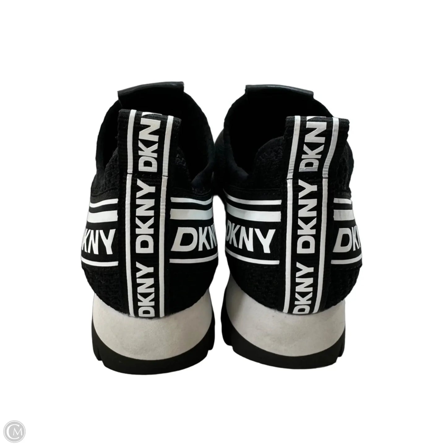 Shoes Sneakers By Dkny In Black, Size: 6.5