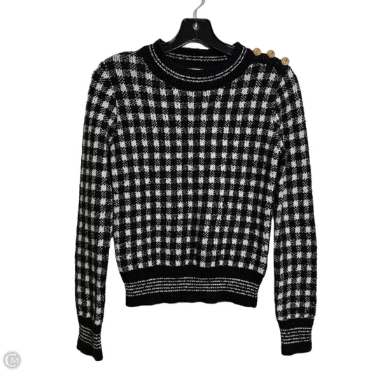 Sweater By Philosophy In Black & White, Size: Xs