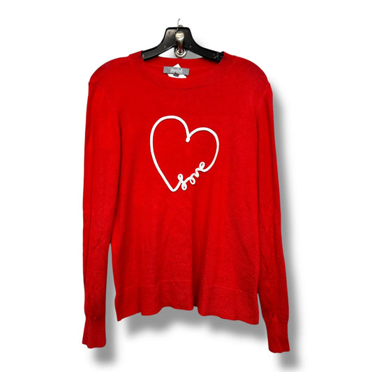 Sweater By Marled In Red, Size: S