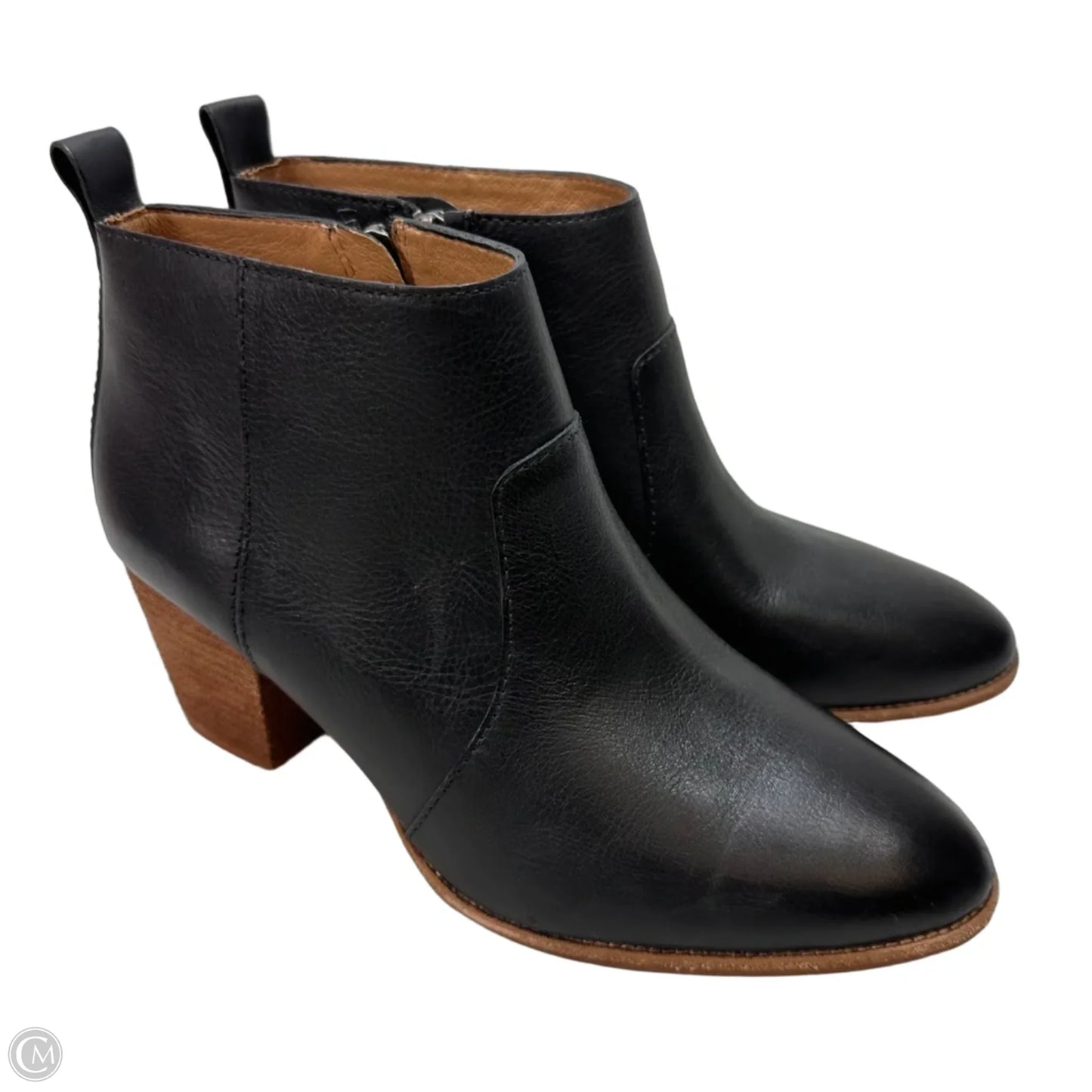 Boots Ankle Heels By Madewell In Black, Size: 10