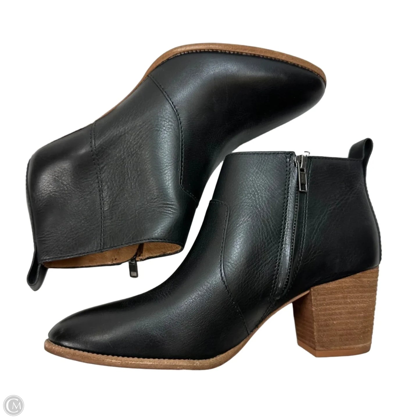 Boots Ankle Heels By Madewell In Black, Size: 10
