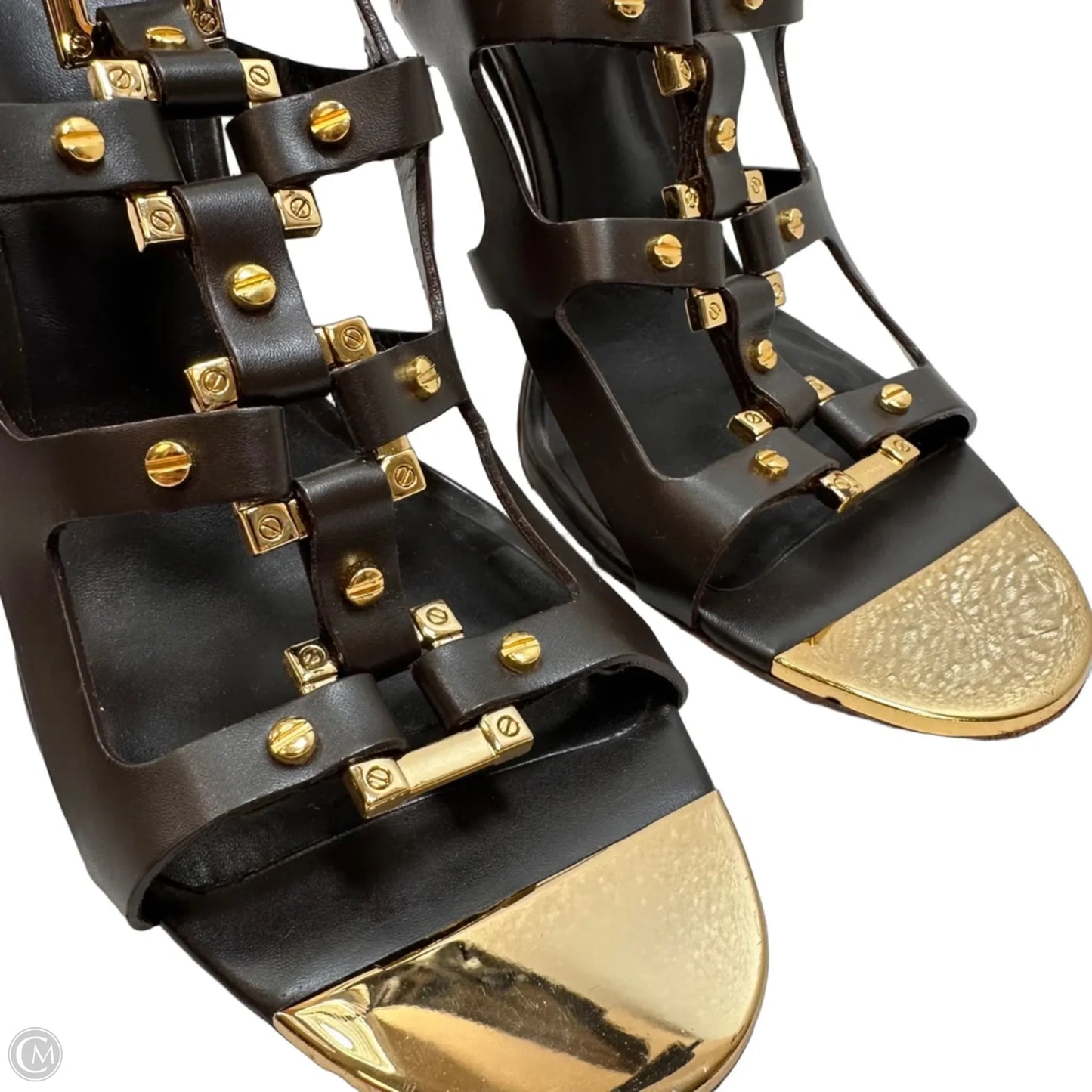 Shoes Designer By Tory Burch In Brown, Size: 9