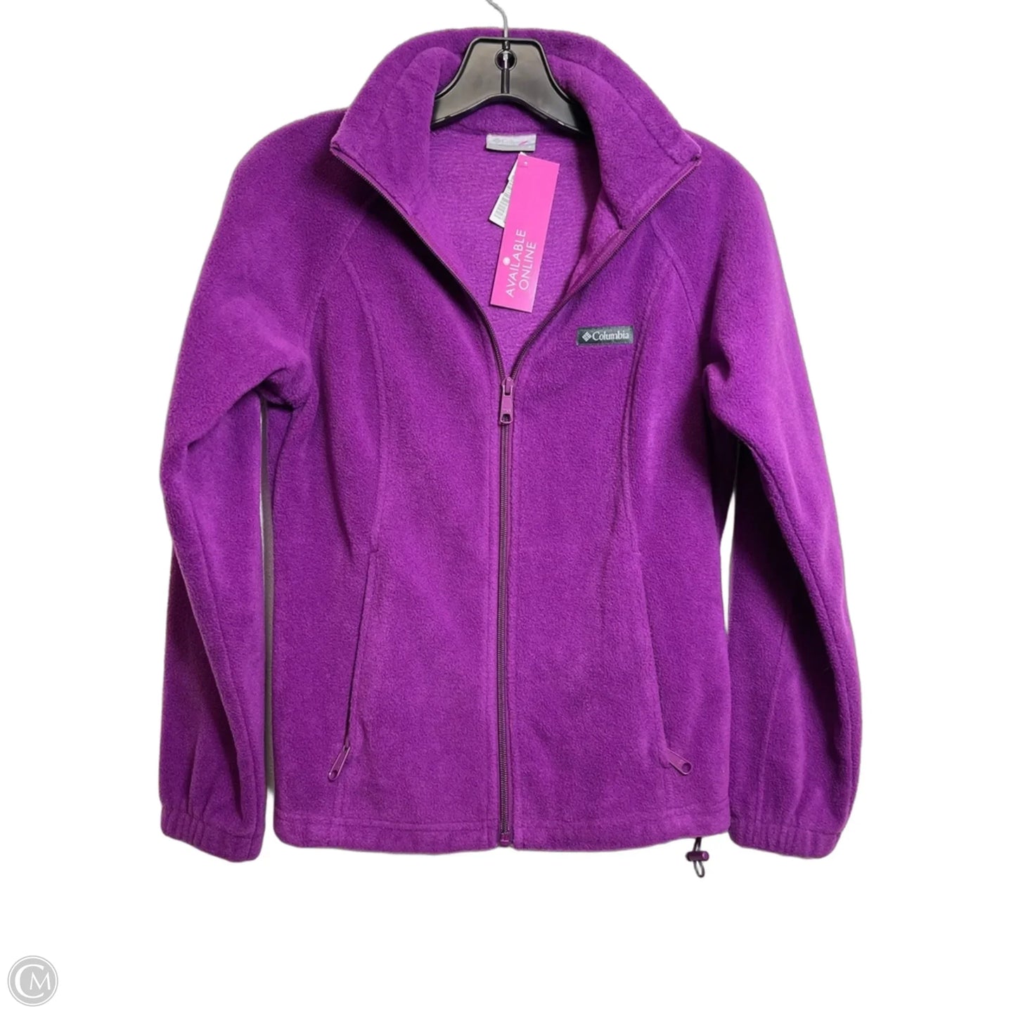 Jacket Fleece By Columbia In Purple, Size: S