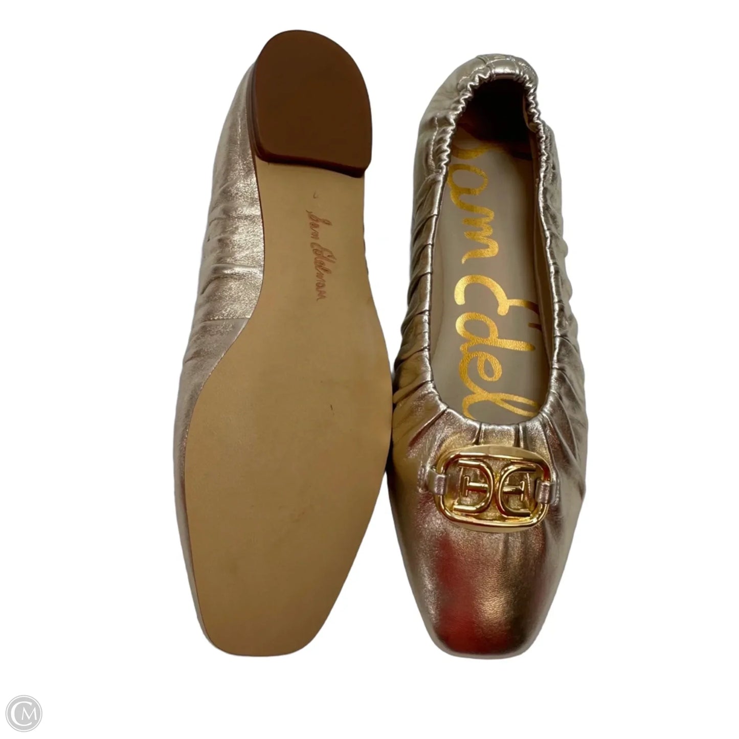 Shoes Flats By Sam Edelman In Gold, Size: 7