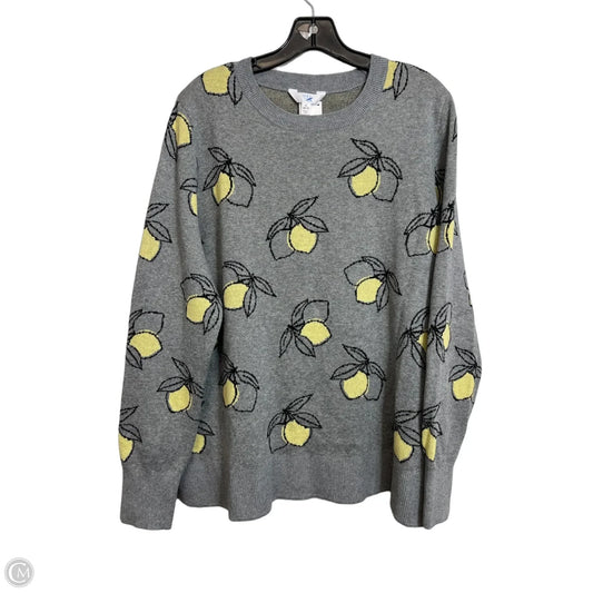 Sweater By Time And Tru In Grey, Size: Xl