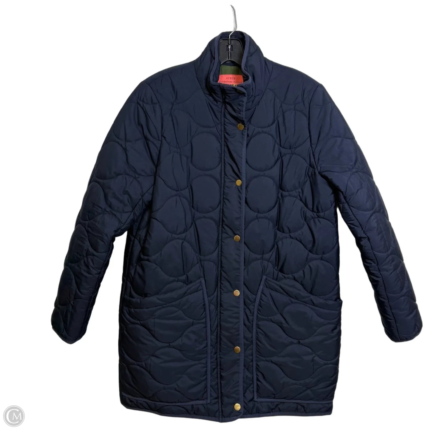 Jacket Puffer & Quilted By J. Crew In Navy, Size: S